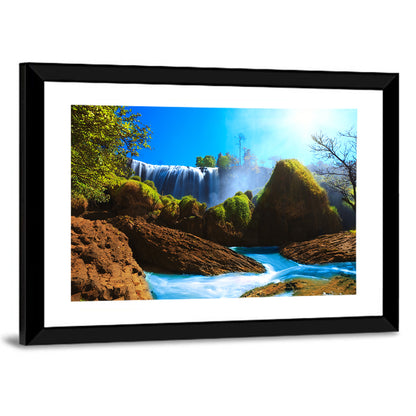 Elephant Waterfall Wall Art