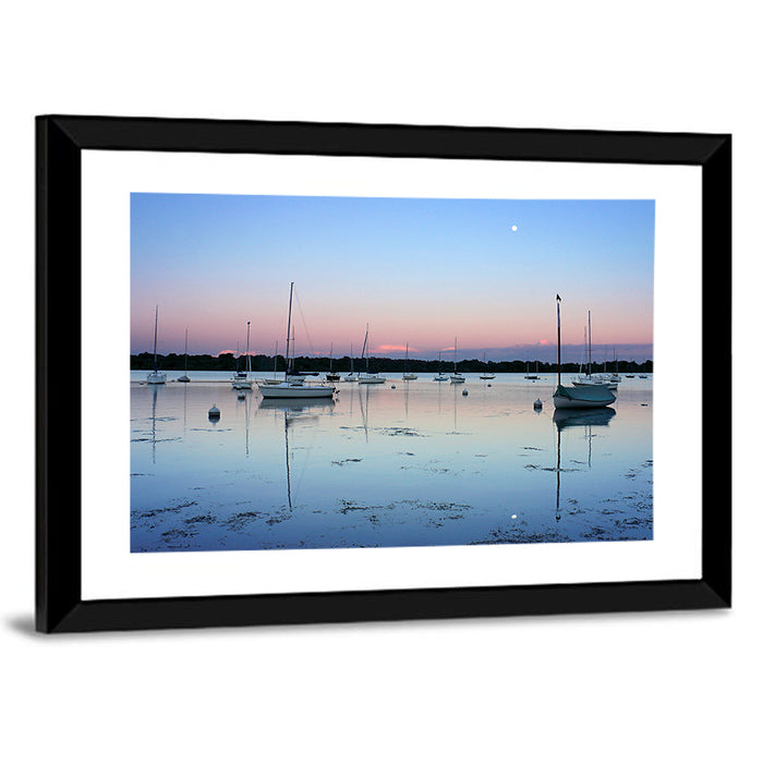 Sailboats on Lake Harriet Wall Art as a framed print