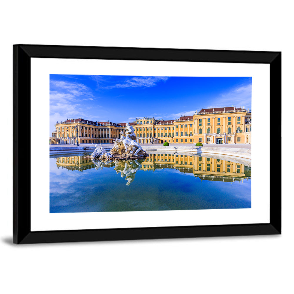 Schönbrunn Palace Fountain View Wall Art