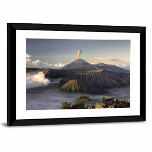 Mount Bromo Eruption Wall Art