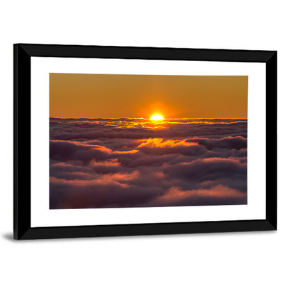 Clouds Sunset Wall Art