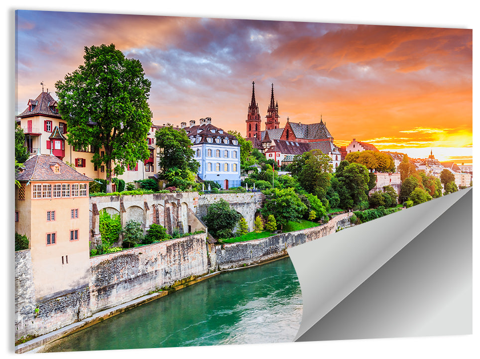 Basel Old Town Wall Art