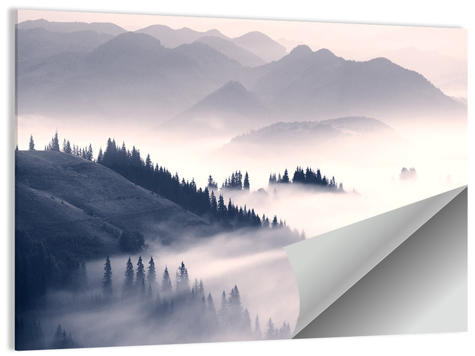 Carpathian Morning Mist Wall Art