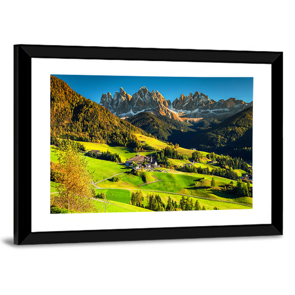 Santa Maddalena, Val Di Funes Wall Art