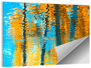 Autumn Reflection Abstract Wall Art