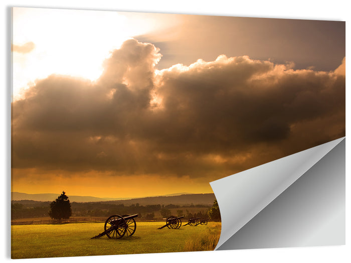 Antietam Civil War Battlefield Wall Art as a poster print