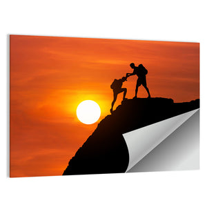 Mountaineer Silhouette Wall Art