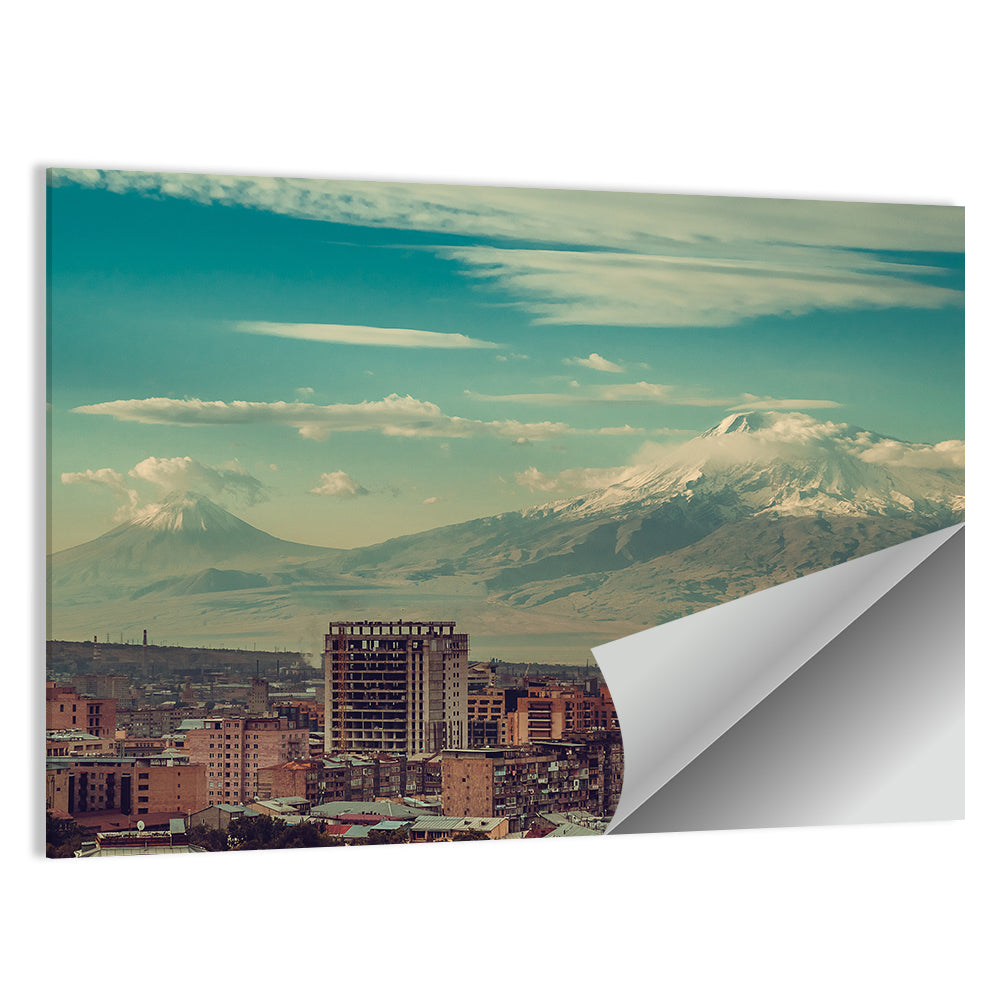 Yerevan Skyline with Mount Ararat Wall Art