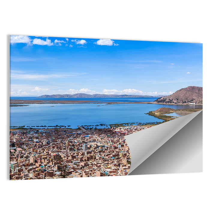 Puno Over Lake Titicaca Wall Art as a poster print