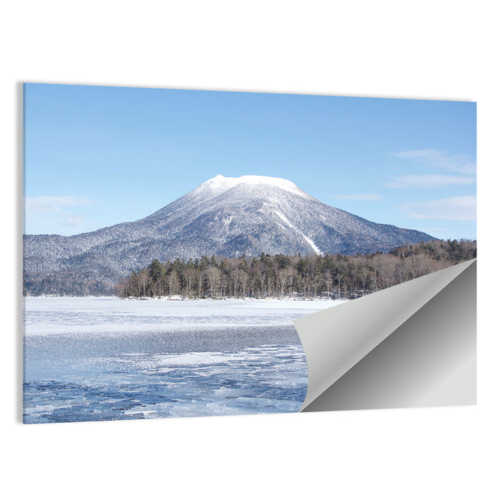 Frozen Lake Akan Wall Art as a poster print