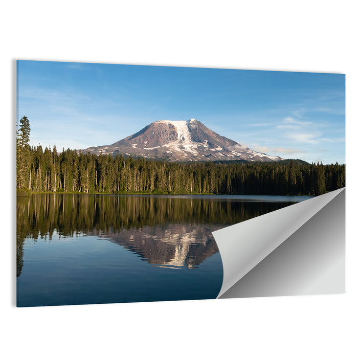 Takhlakh Lake Reflection Wall Art as a poster print