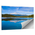 California Mountain Lake Reflection Wall Art