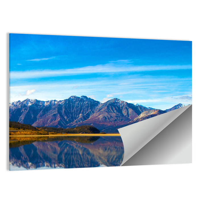Kluane Lake Reflections Wall Art as a poster print