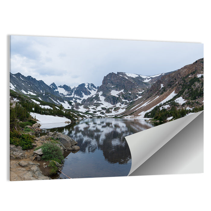 Lake Isabelle Reflection Wall Art as a poster print