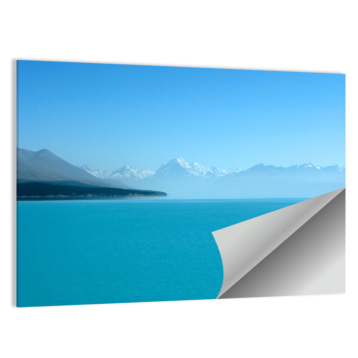 Turquoise Lake Pukaki View of Mount Cook Wall Art as a poster print