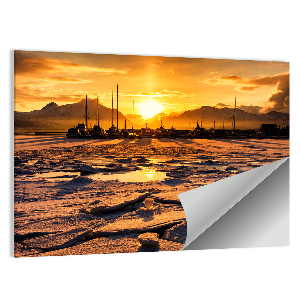 Lofoten Island Sunset Wall Art