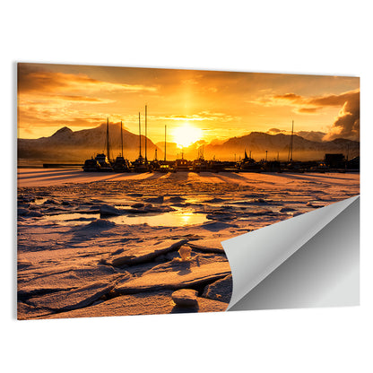 Lofoten Island Sunset Wall Art
