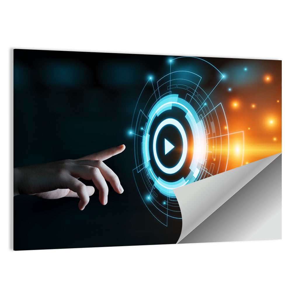 Video Marketing Concept Wall Art