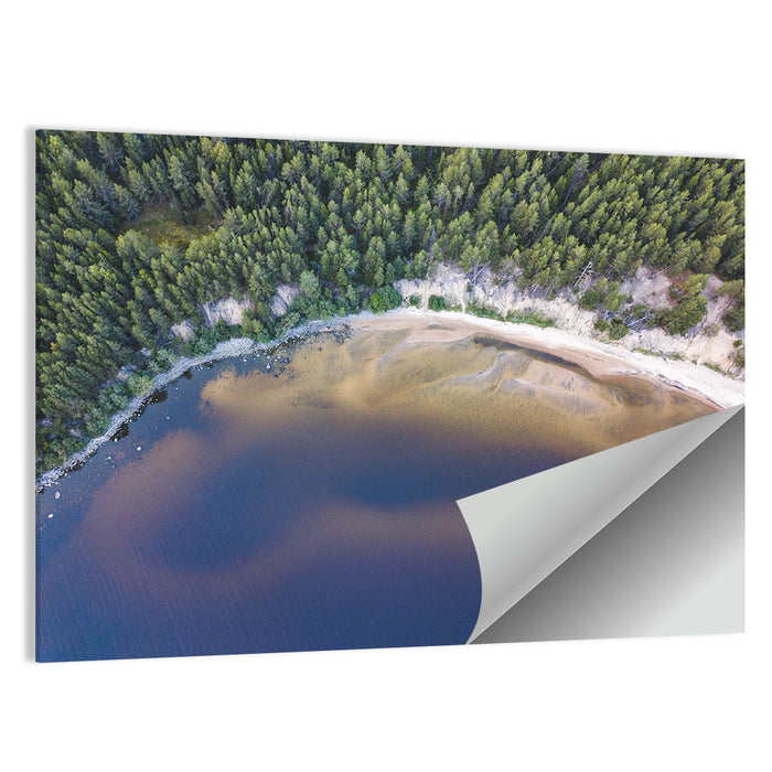Lake Onega Shoreline Wall Art as a poster print