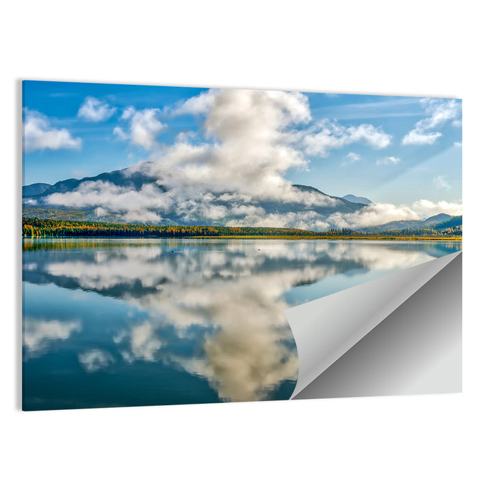 Skilak Lake Reflection Wall Art as a poster print