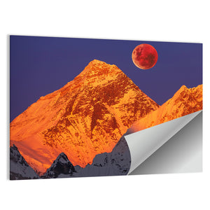 Mount Everest Sunset Wall Art