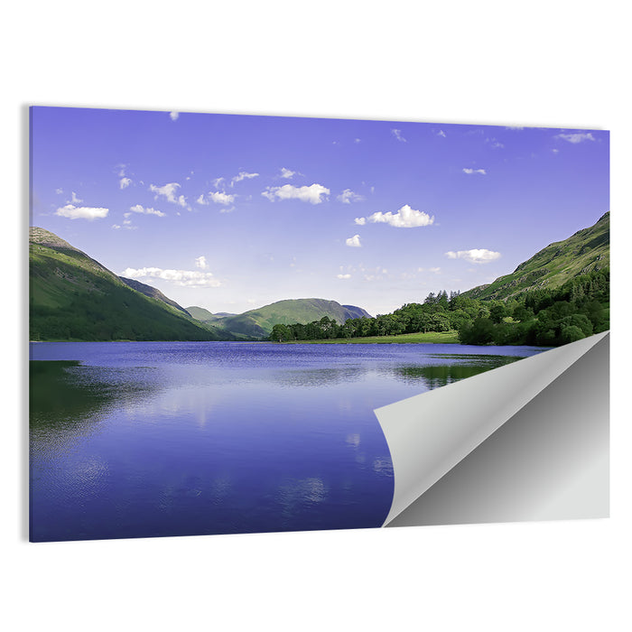 Cumbria Lake Reflection Wall Art as a poster print