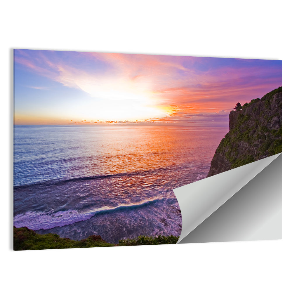 Sunset Over Ocean Wall Art