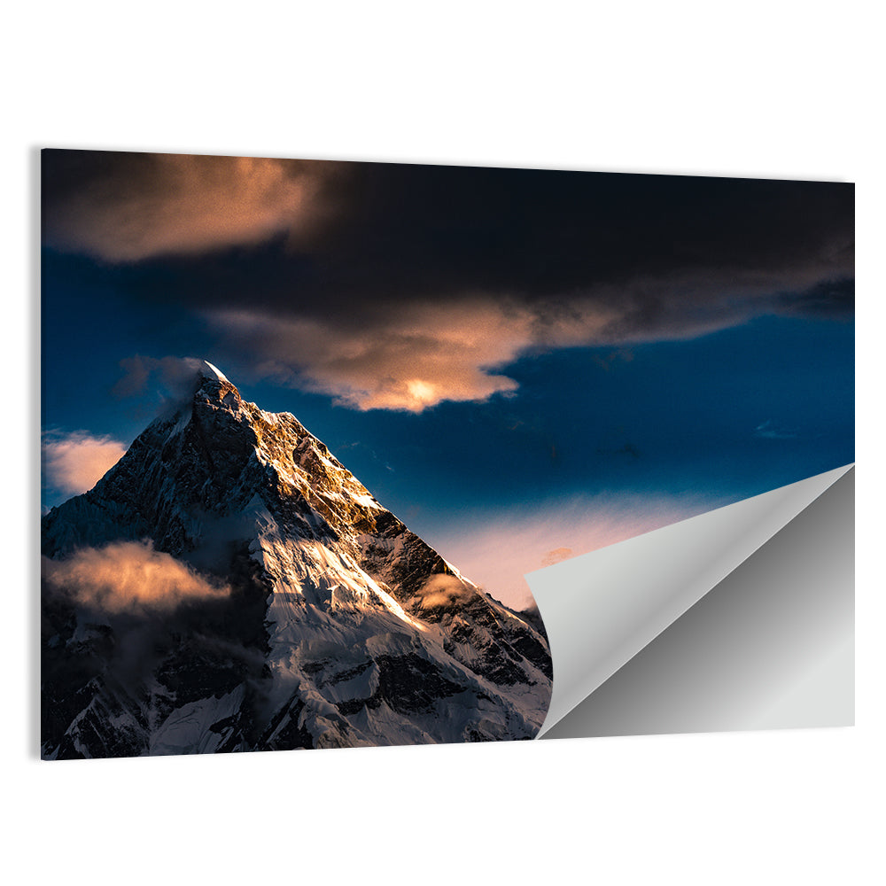 Mt Masherbrum Sunset Wall Art
