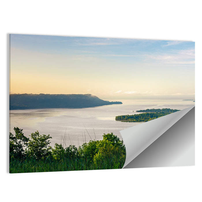 Mississippi River and Lake Pepin Wall Art as a poster print