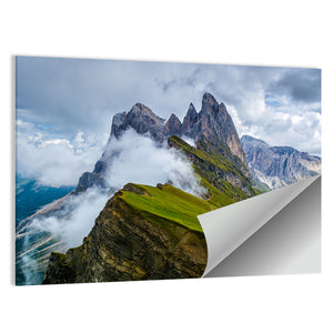 Seceda Peak Italy Wall Art