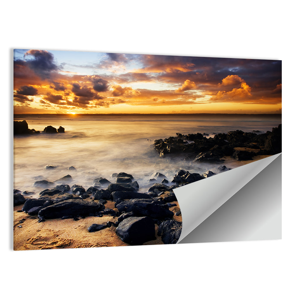 Phillip Island Sunset Silhouettes Wall Art