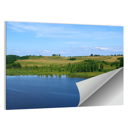 Lake In Pskov Region Wall Art