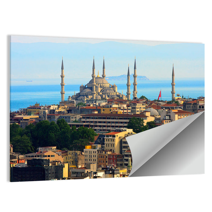 Sultan Ahmed Mosque Skyline Wall Art as a poster print