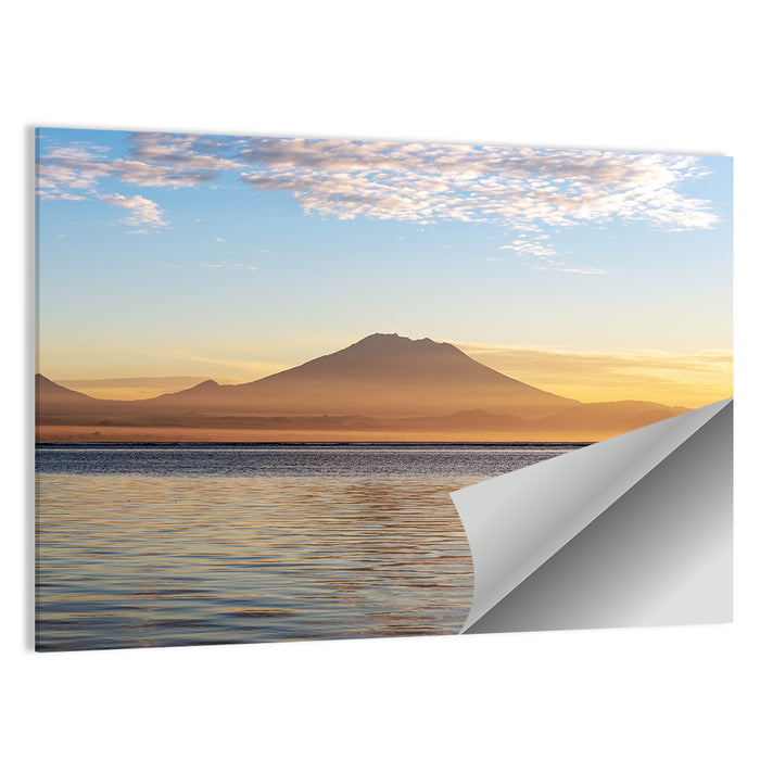 Mount Agung Sunrise Wall Art as a poster print
