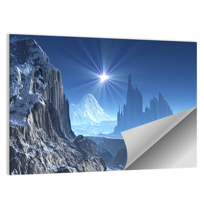 Frozen Alien World Wall Art