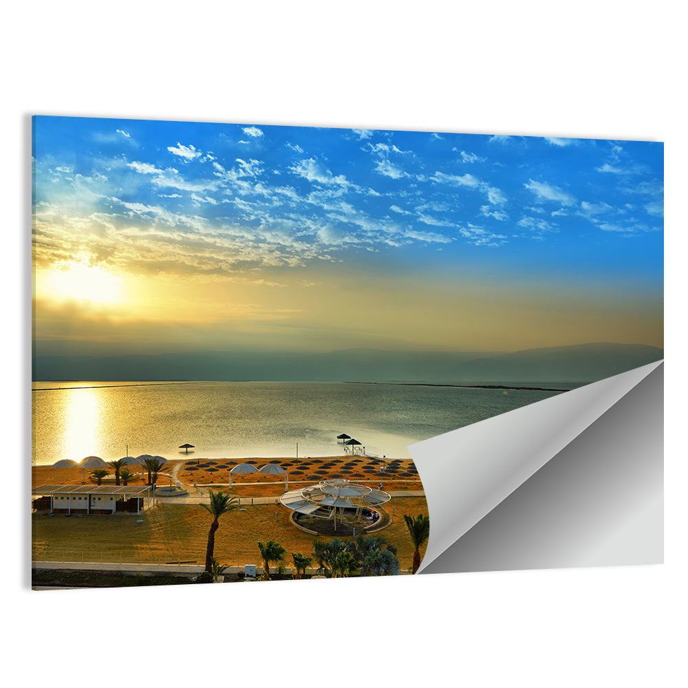 Dead Sea Sunset Wall Art, poster print, landscape
