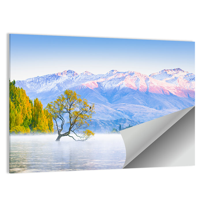That Wanaka Tree at Dawn Wall Art as a poster print