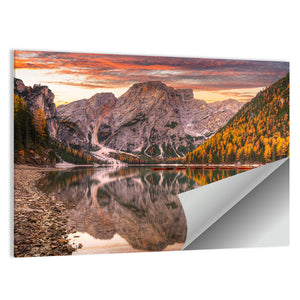 Braies Lake & Seekofel Peak Wall Art