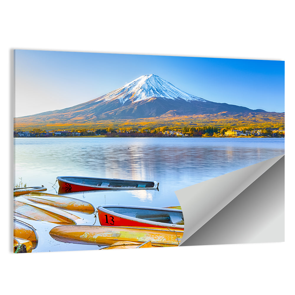 Mount Fuji Over Lake Kawaguchi Wall Art