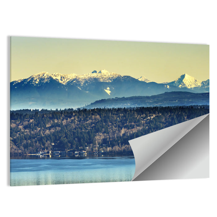 Lake Sammamish Reflection Wall Art as a poster print