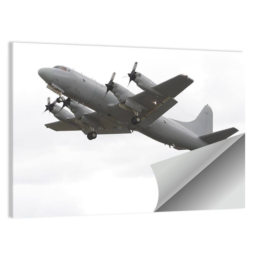 Four-engine Turboprop Patrol Aircraft Wall Art