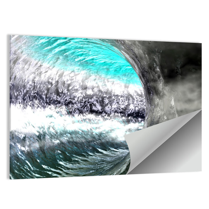 Water Tunnel Concept Wall Art as a poster print