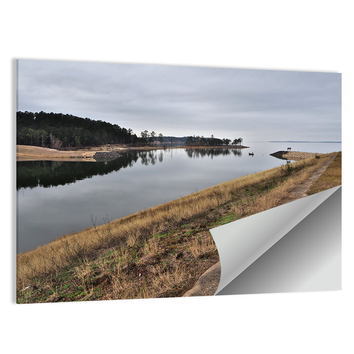 Sam Rayburn Dam Wall Art as a poster print