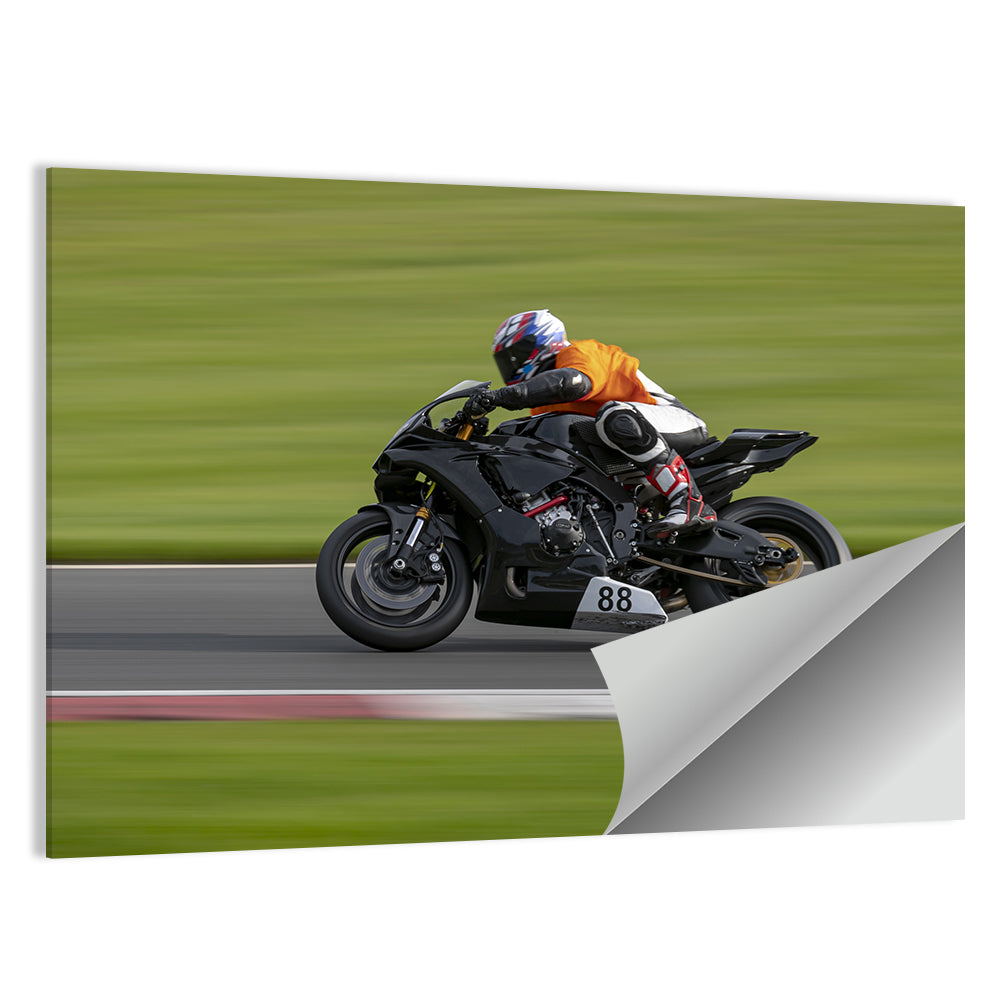 Motorcycle Racer No. 88 Wall Art