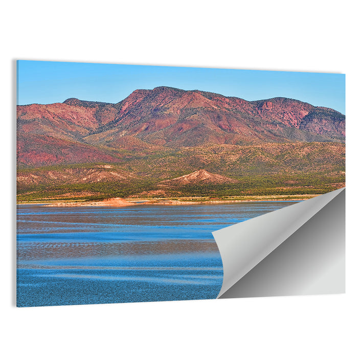 Blue Roosevelt Lake Vista Wall Art as a poster print