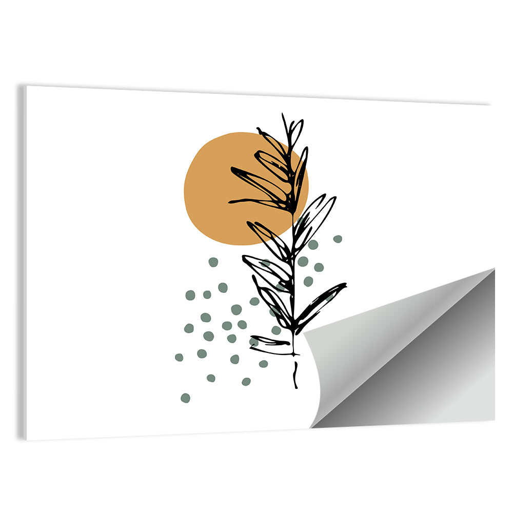 Ink Botanical Sun Study Wall Art