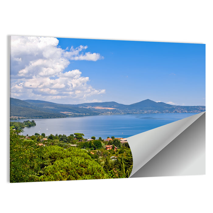 Lake Bracciano View Wall Art as a poster print