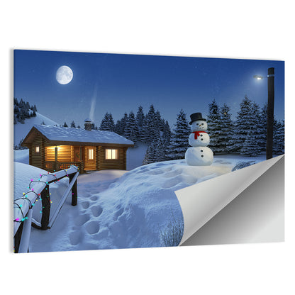 Winter Cottage Wall Art