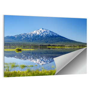 Mount Bachelor Lake Reflection Wall Art