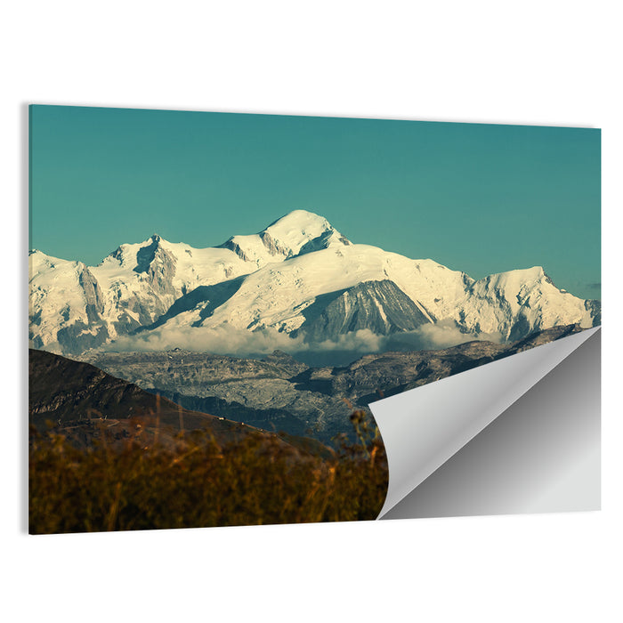 Snowy Mont Blanc Wall Art as a poster print